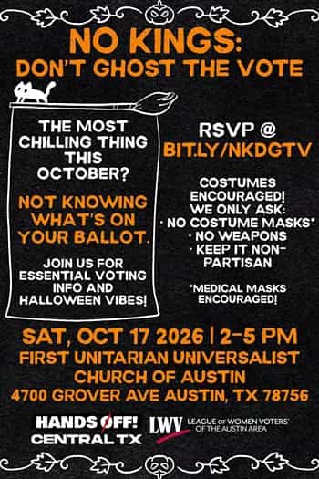 No Kings: Don't Ghost The Vote