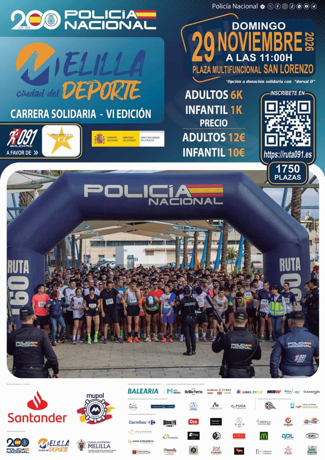 VI Carrera Solidaria Ruta 091