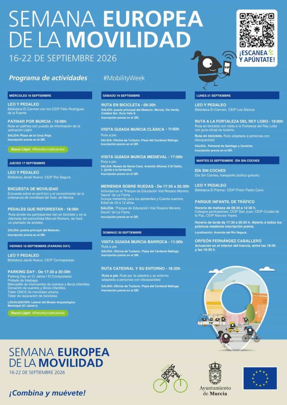Semana Europea de la Movilidad. Pedales que Reforestan