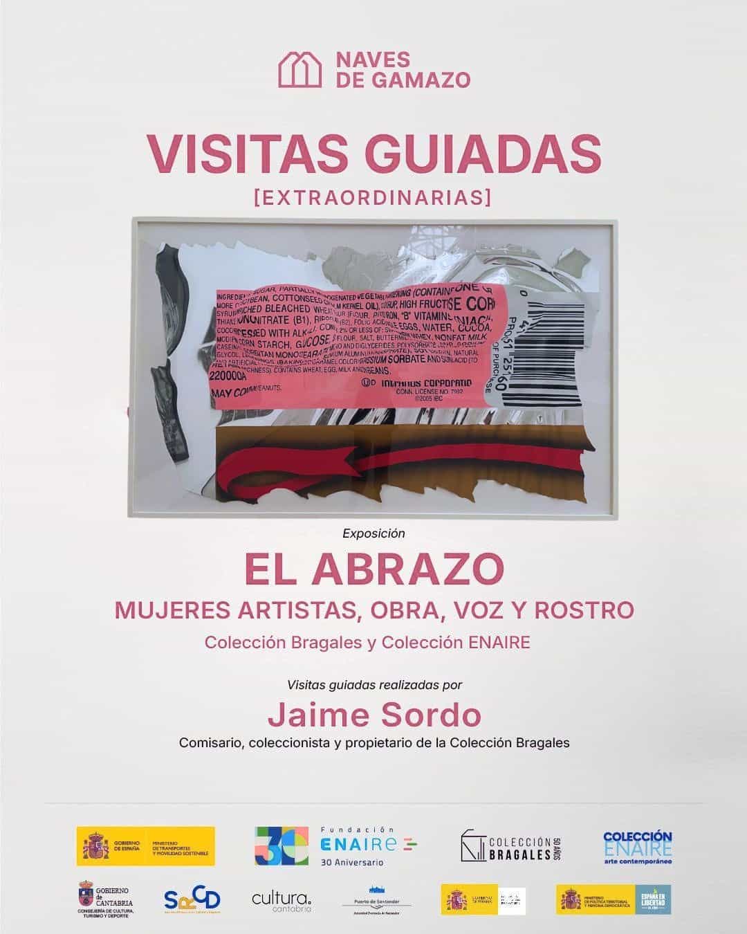 Visitas guiadas a la exposición 'El abrazo. Mujeres artistas, obra, voz y rostro'