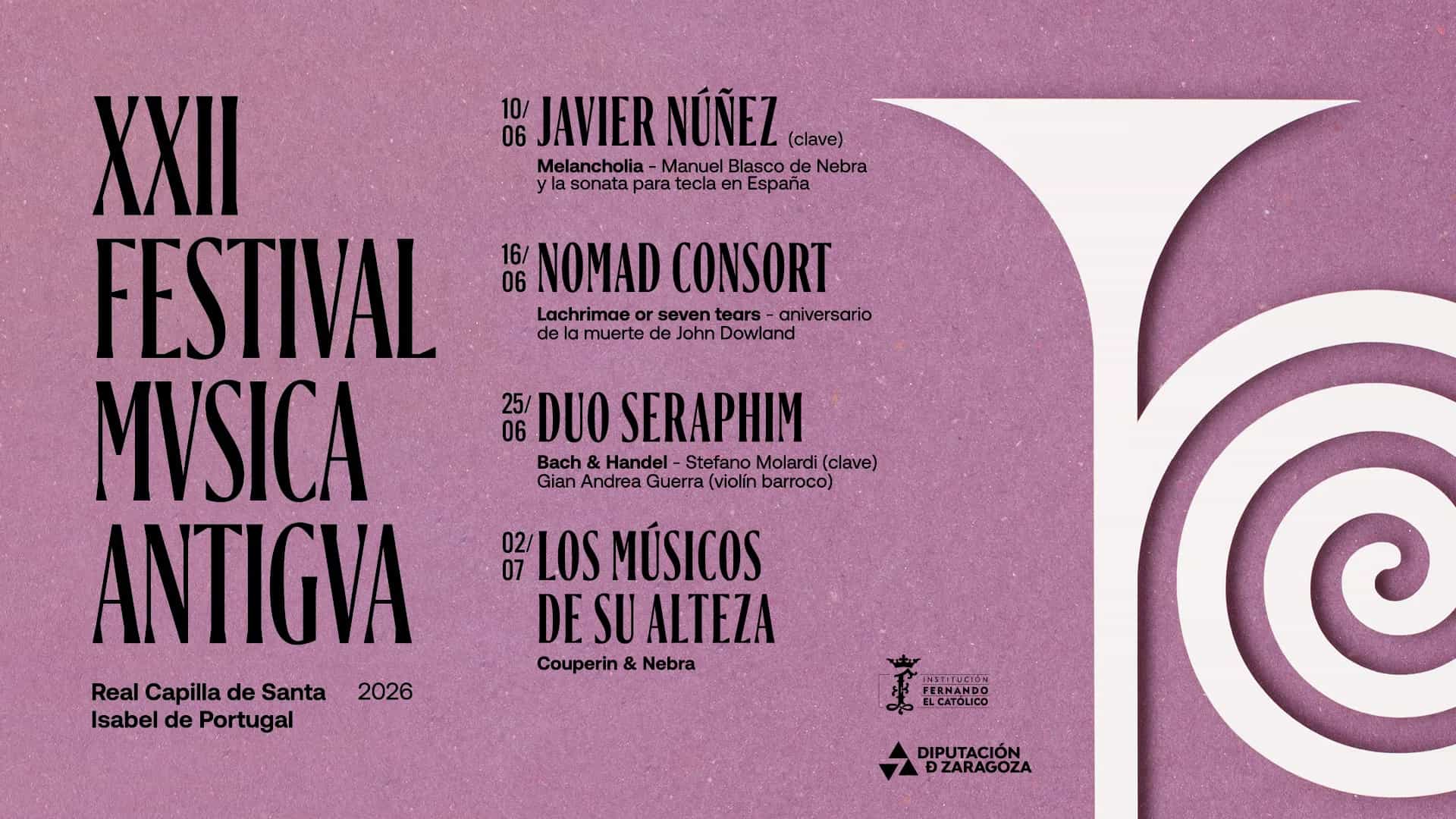 Concierto especial por la festividad de Santa Isabel de Portugal