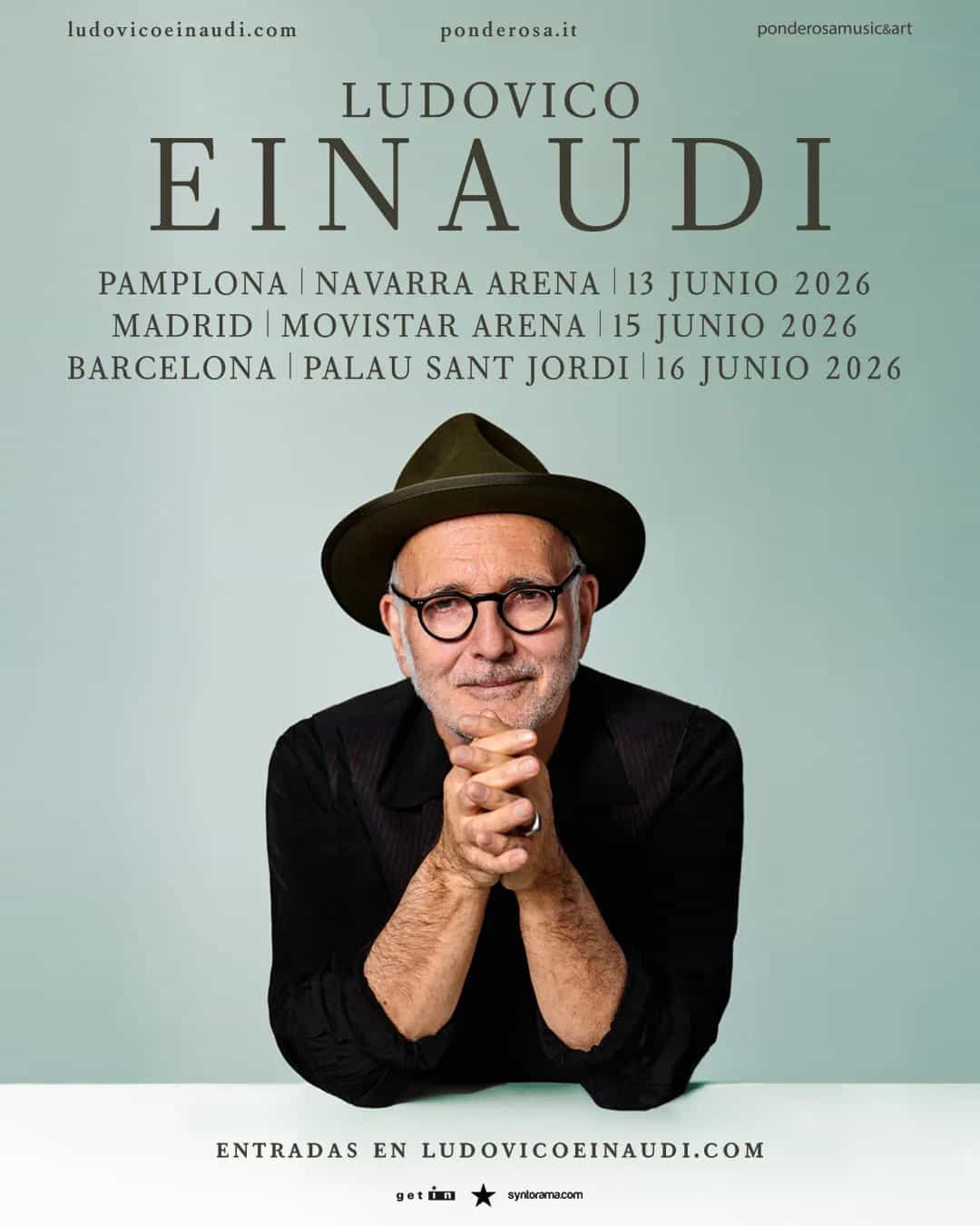 Ludovico Einaudi - Gira de Arenas 2026