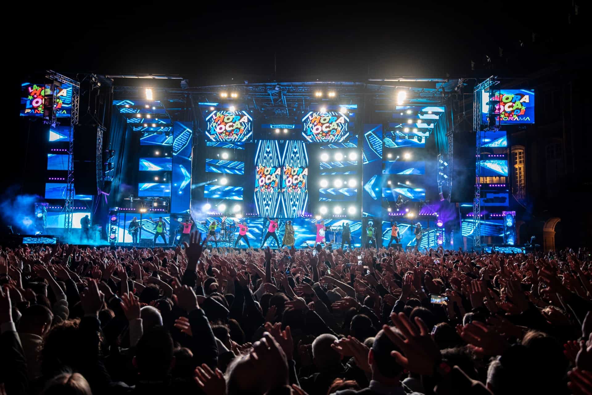 Concierto de la Orquesta Panorama en las fiestas de San Juan de La Corredoria