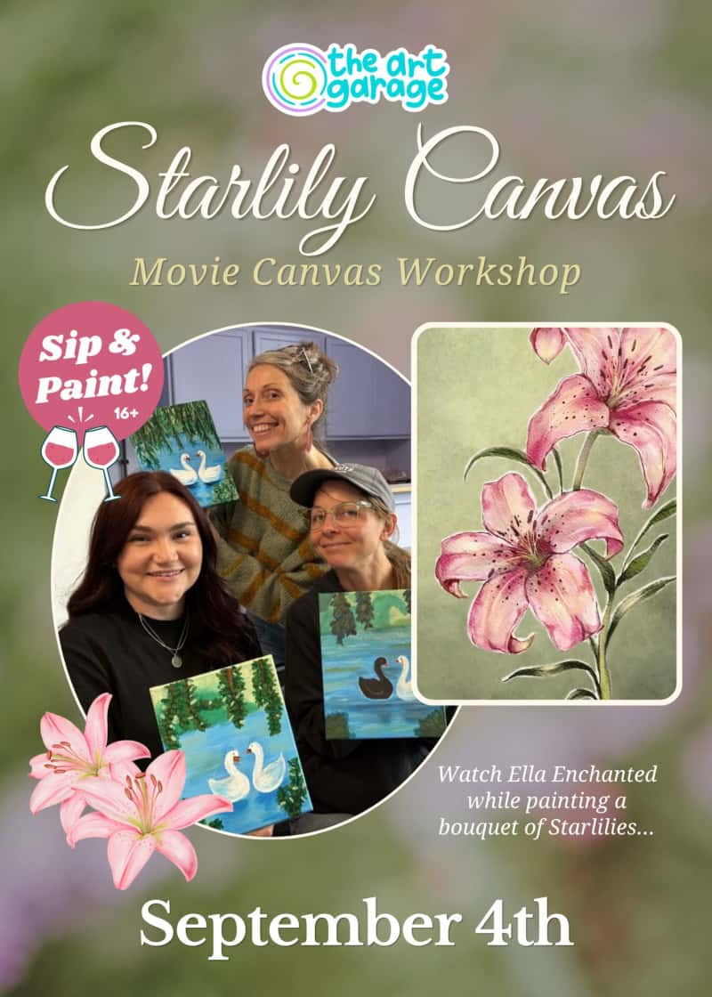 Starlily Sip & Paint Canvas Workshop