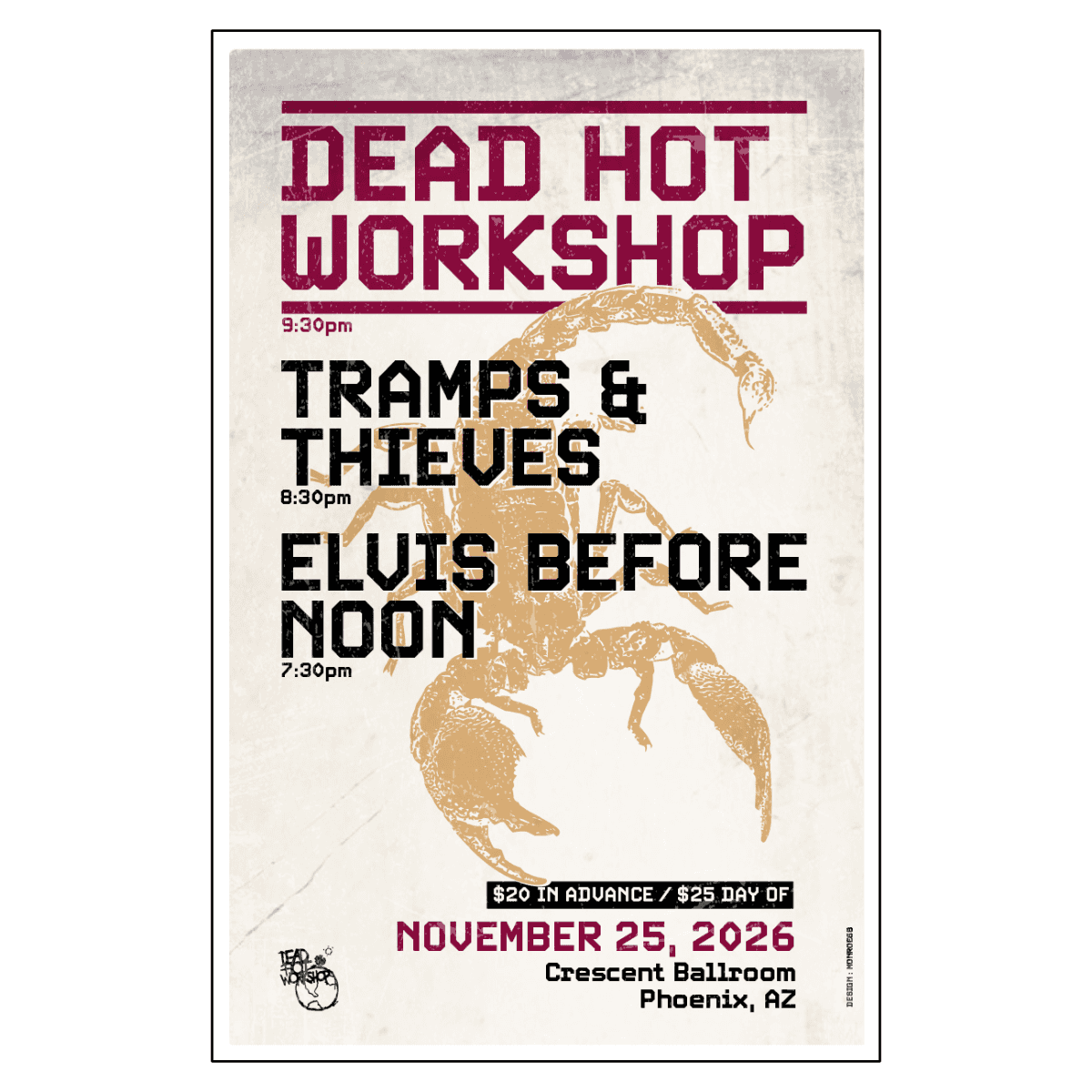 Dead Hot Workshop with Tramps & Thieves and Elvis Before Noon