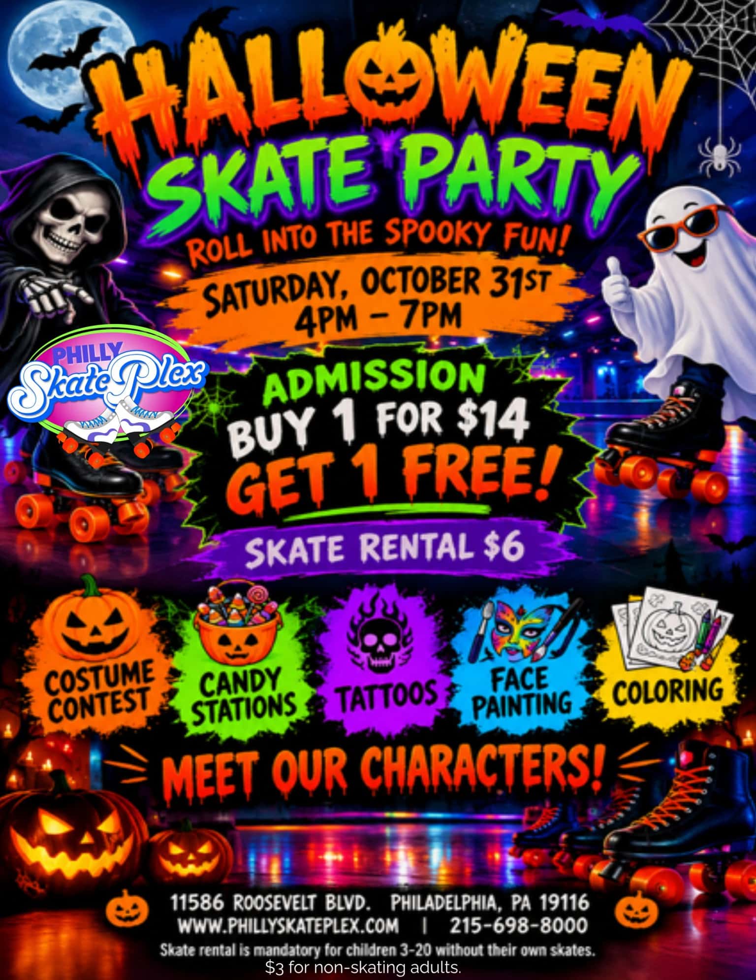 Halloween Skate Party