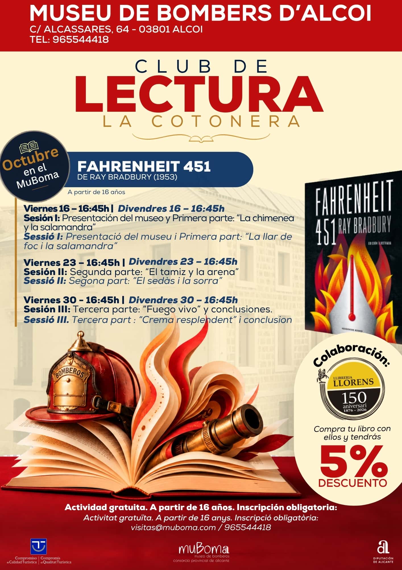 Club de lectura La Cotonera: Sesión I: Presentación del museo y primera parte: La chimenea y la salamandra