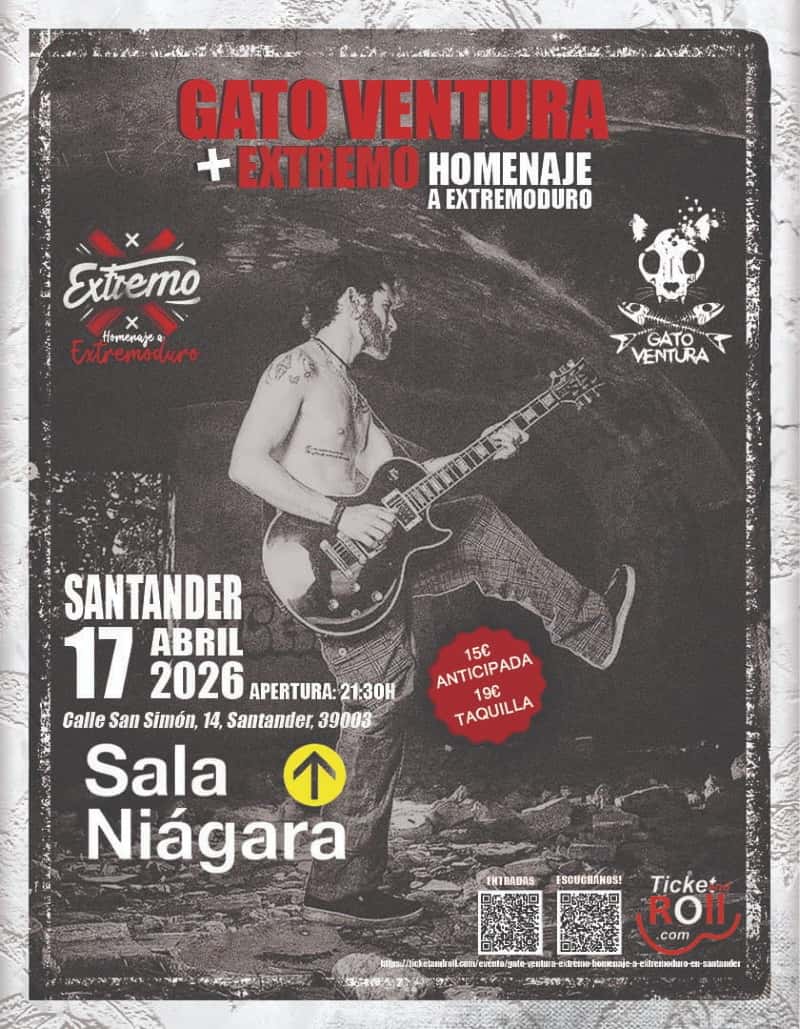 Gato Ventura y Extremo: Homenaje a Extremoduro