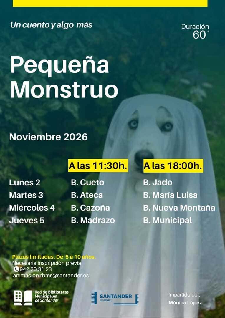 Cuentacuentos 'Pequeña monstruo'
