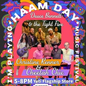 Christine Renner with Cheetah Chic, Deuce Bennett and the Tight Five