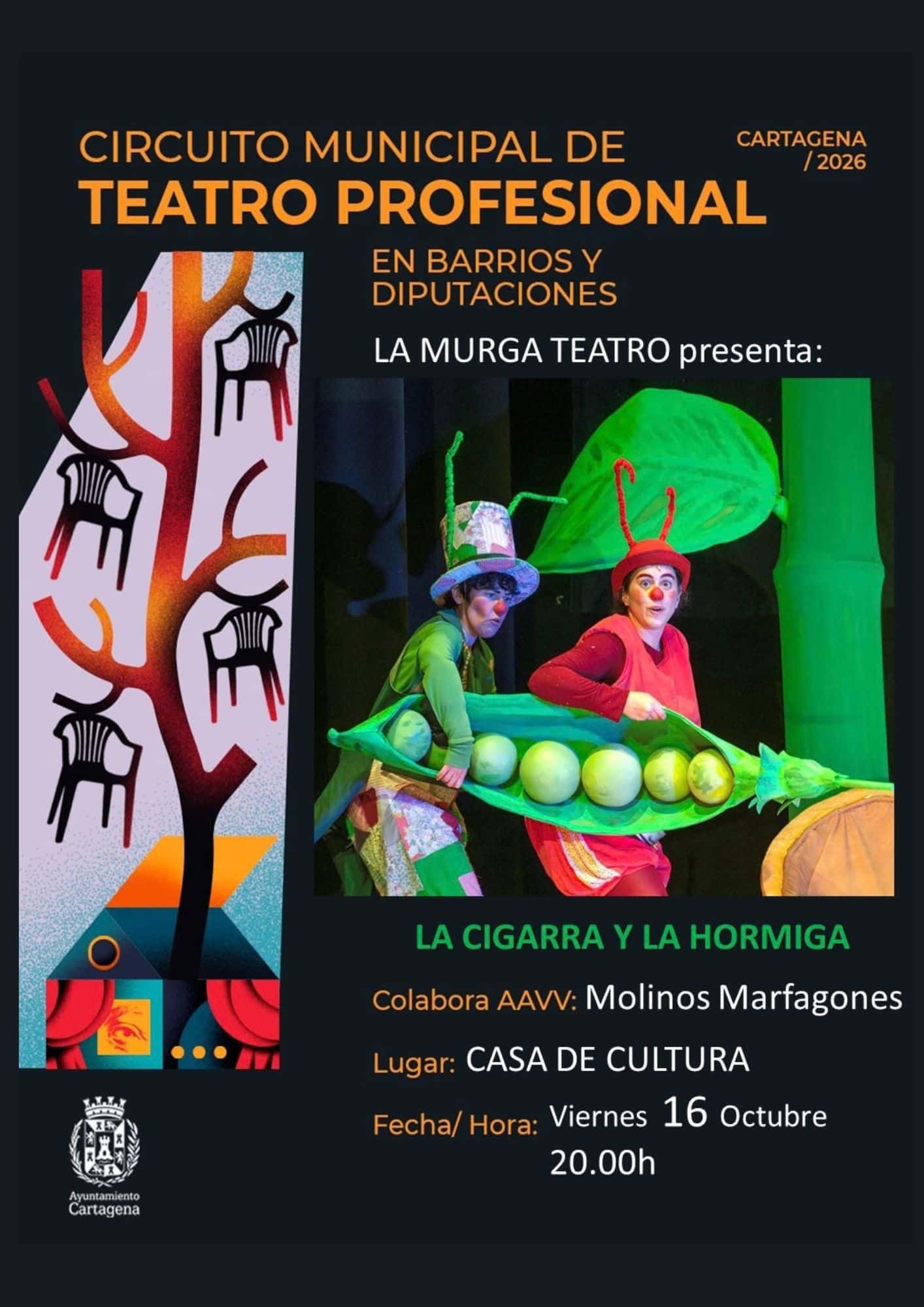 Circuito Municipal de Teatro: La cigarra y la hormiga