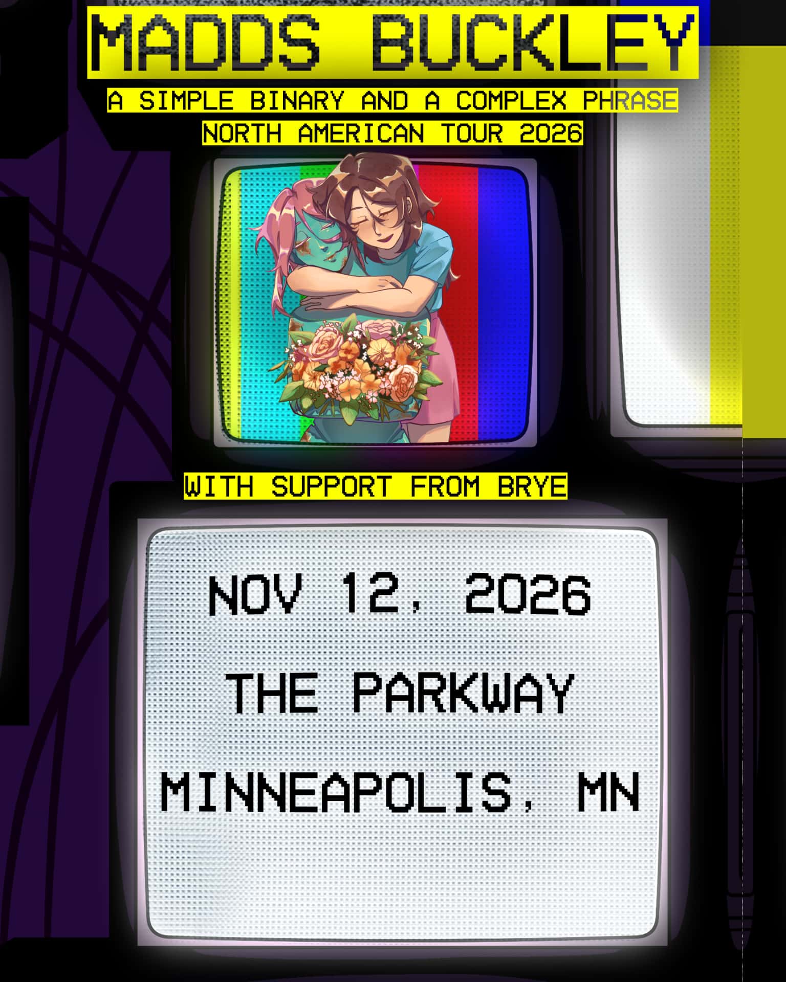 Madds Buckley // A Simple Binary and a Complex Phrase North American Tour 2026 with special guest Brye