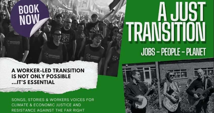 A Just Transition: Jobs, People, Planet