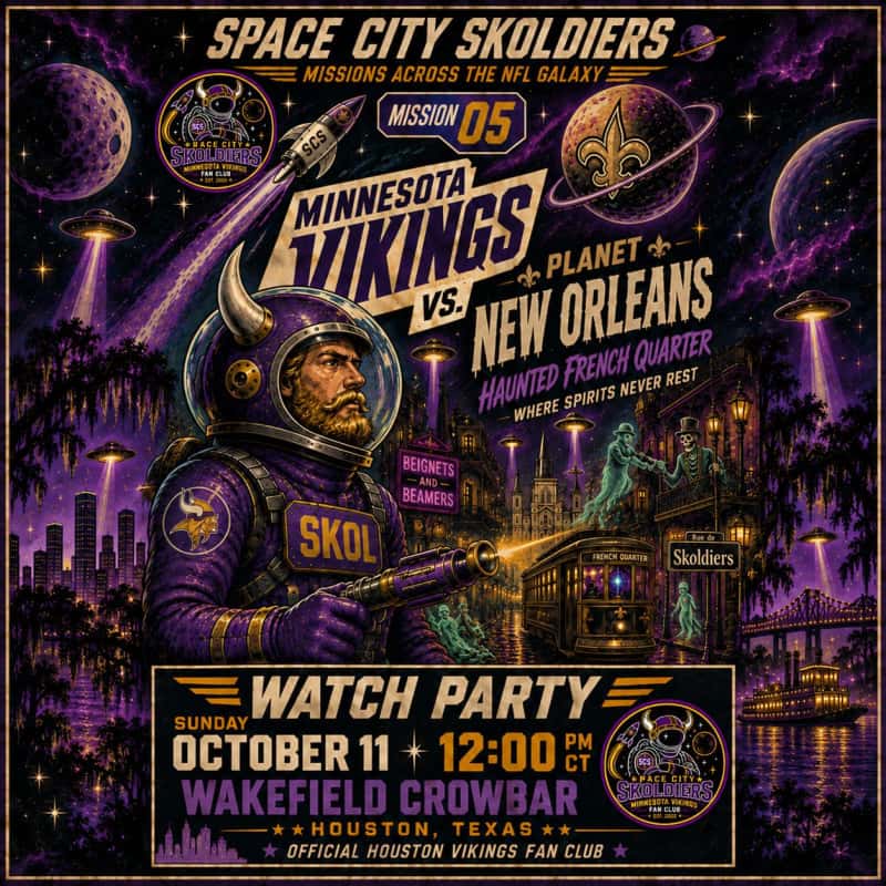 Vikings vs Saints Watch Party