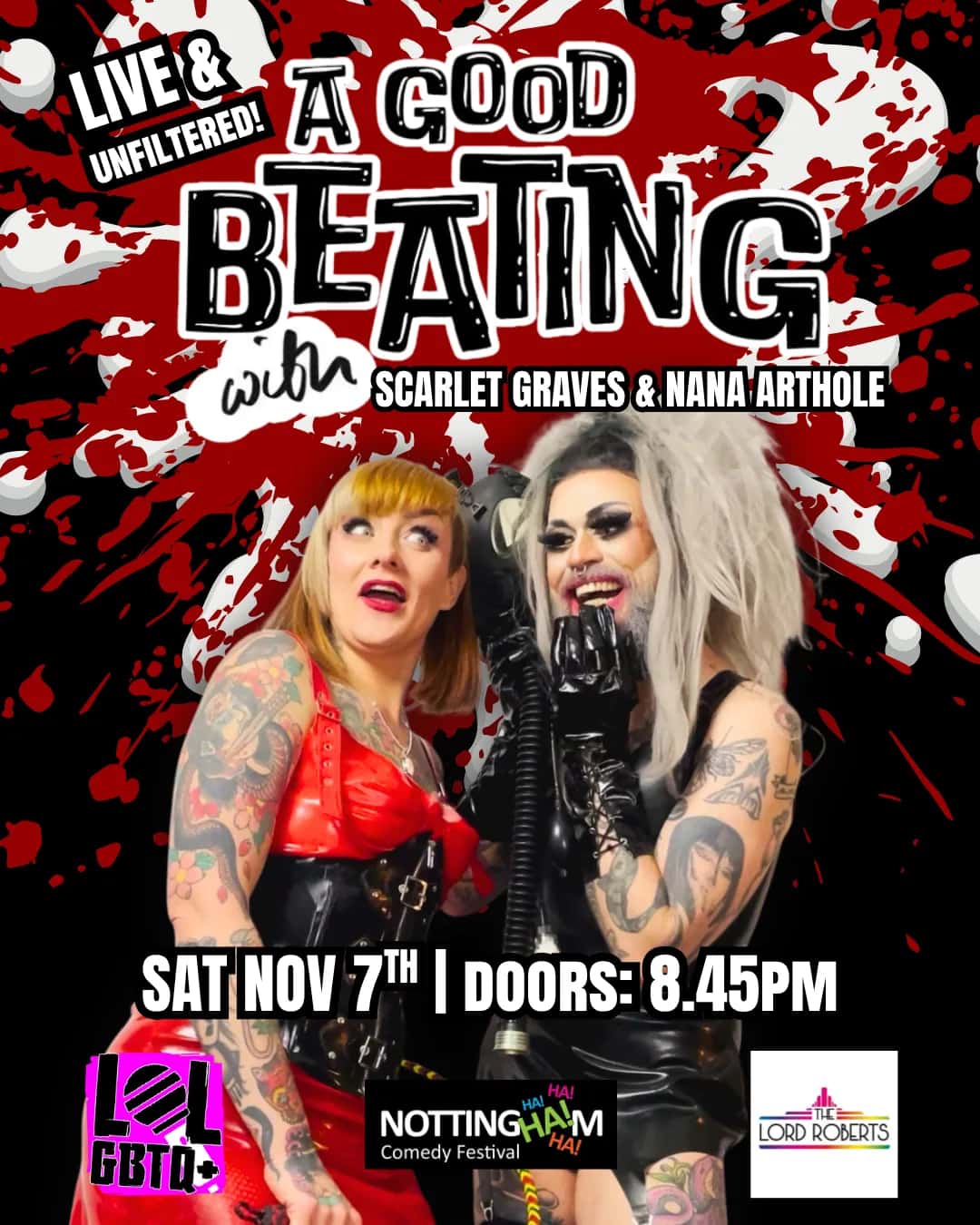 A Good Beating - LIVE! with Scarlet Graves & Nana Arthole