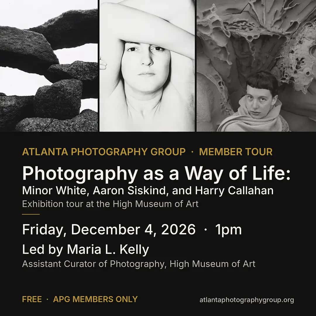 Curator Talk: Photography as a Way of Life: Minor White, Aaron Siskind, and Harry Callahan