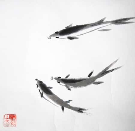 Chinese Brush Painting Workshop: Fish