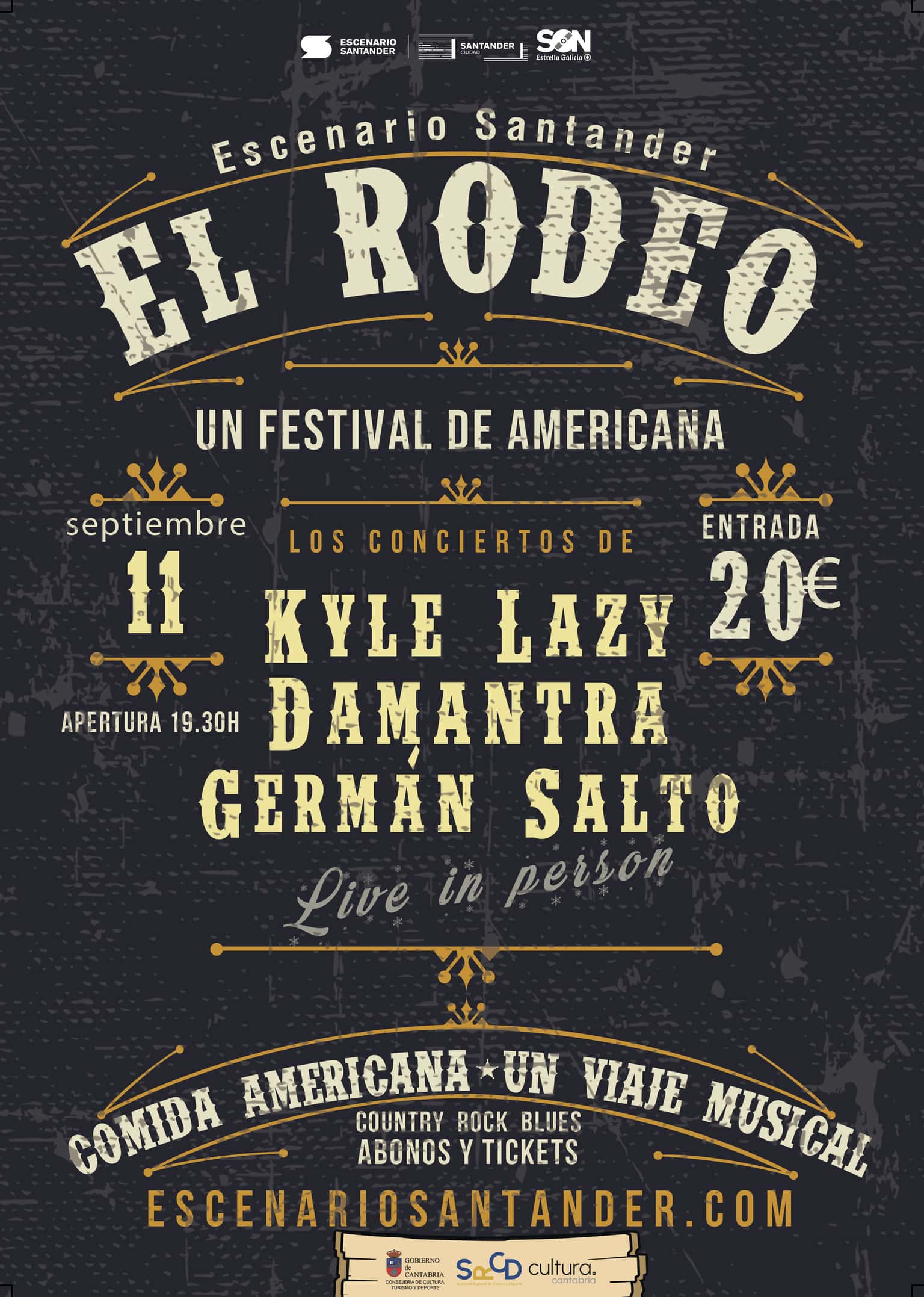 El Rodeo Festival: Kyle Lacy, Damantra y Germán Salto