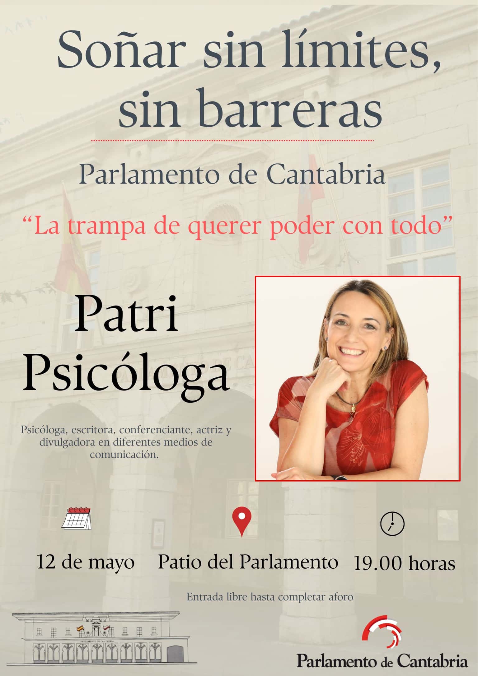Inauguración del programa 'Mujeres, sin límites, sin barreras' con Patri Psicóloga