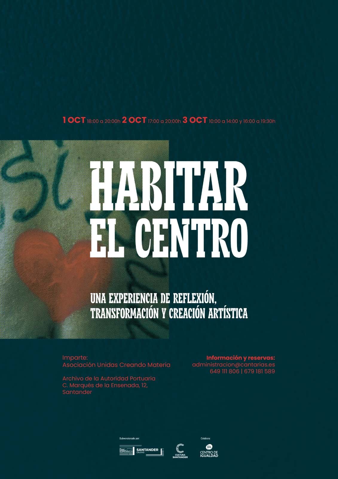 Taller vivencial de creación artística para mujeres 'Habitar el centro'
