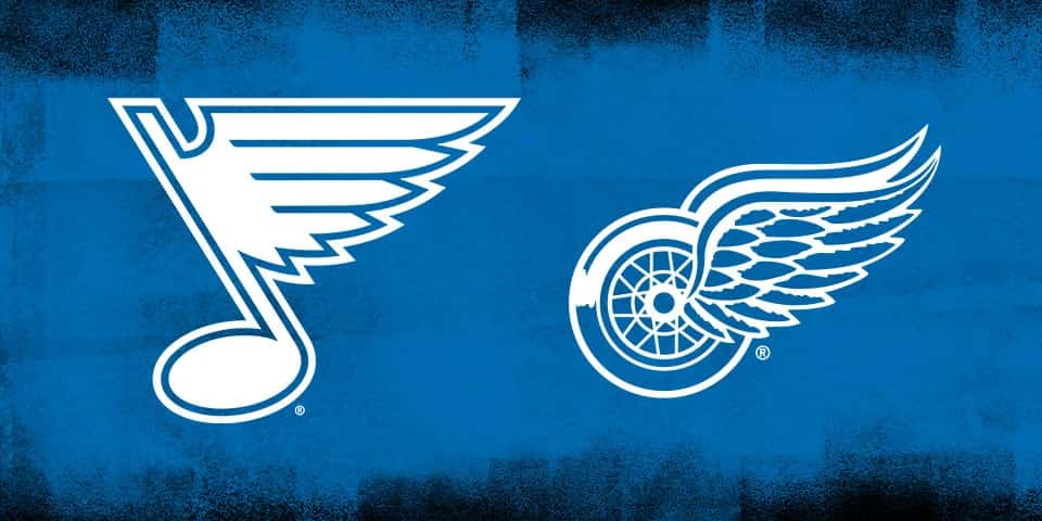 Blues vs. Red Wings