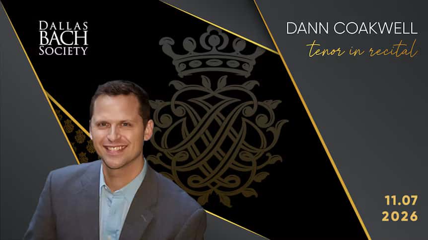 Dann Coakwell, Tenor in Recital