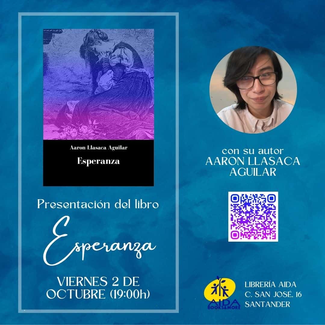 Presentación del libro 'Esperanza', con su autor Aaron Llasaca Aguilar