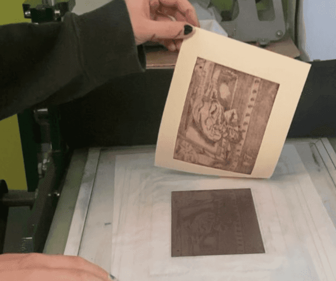 Etching with Copper Sulphate