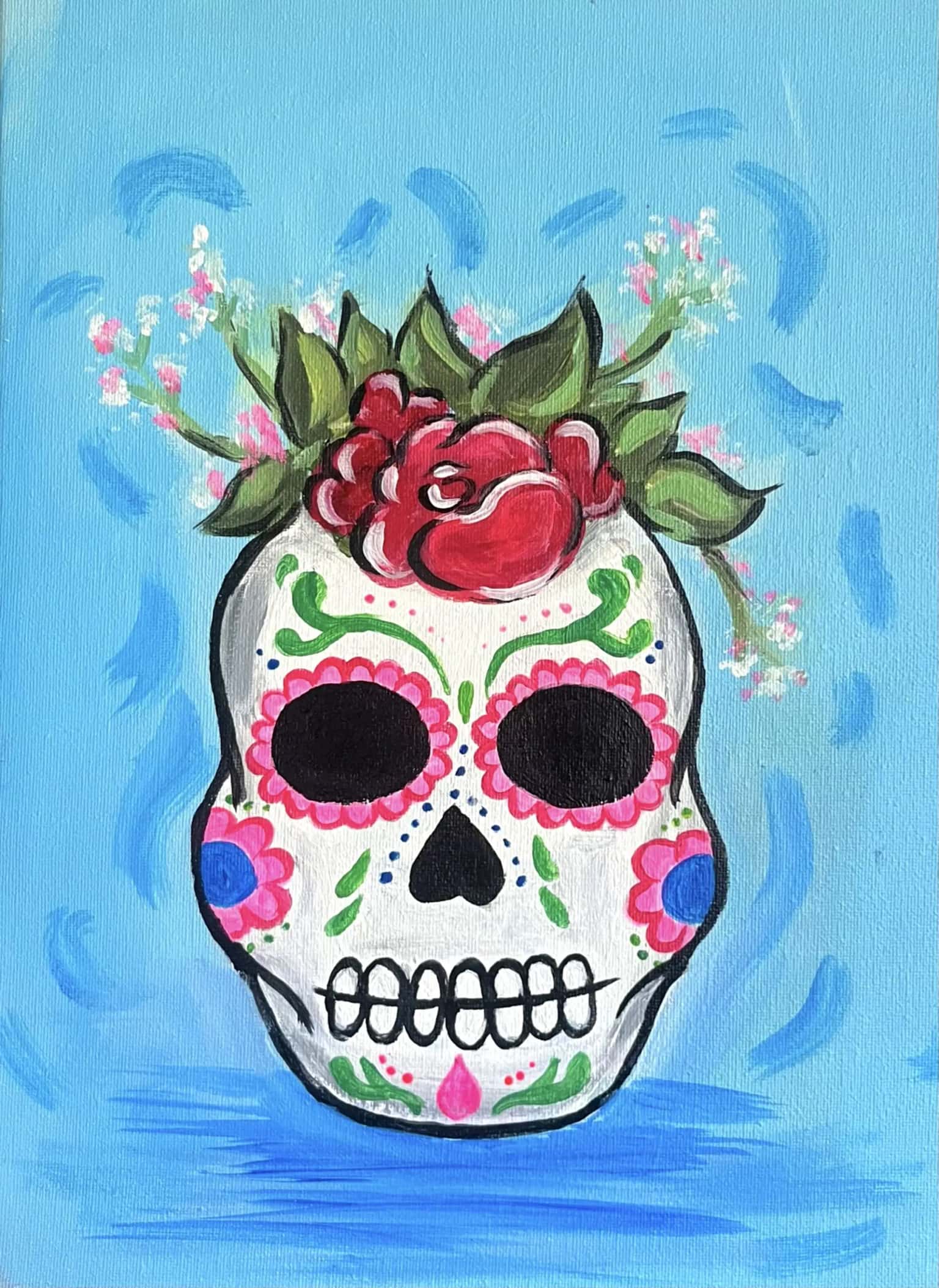 Día de los Muertos Paint and Sip
