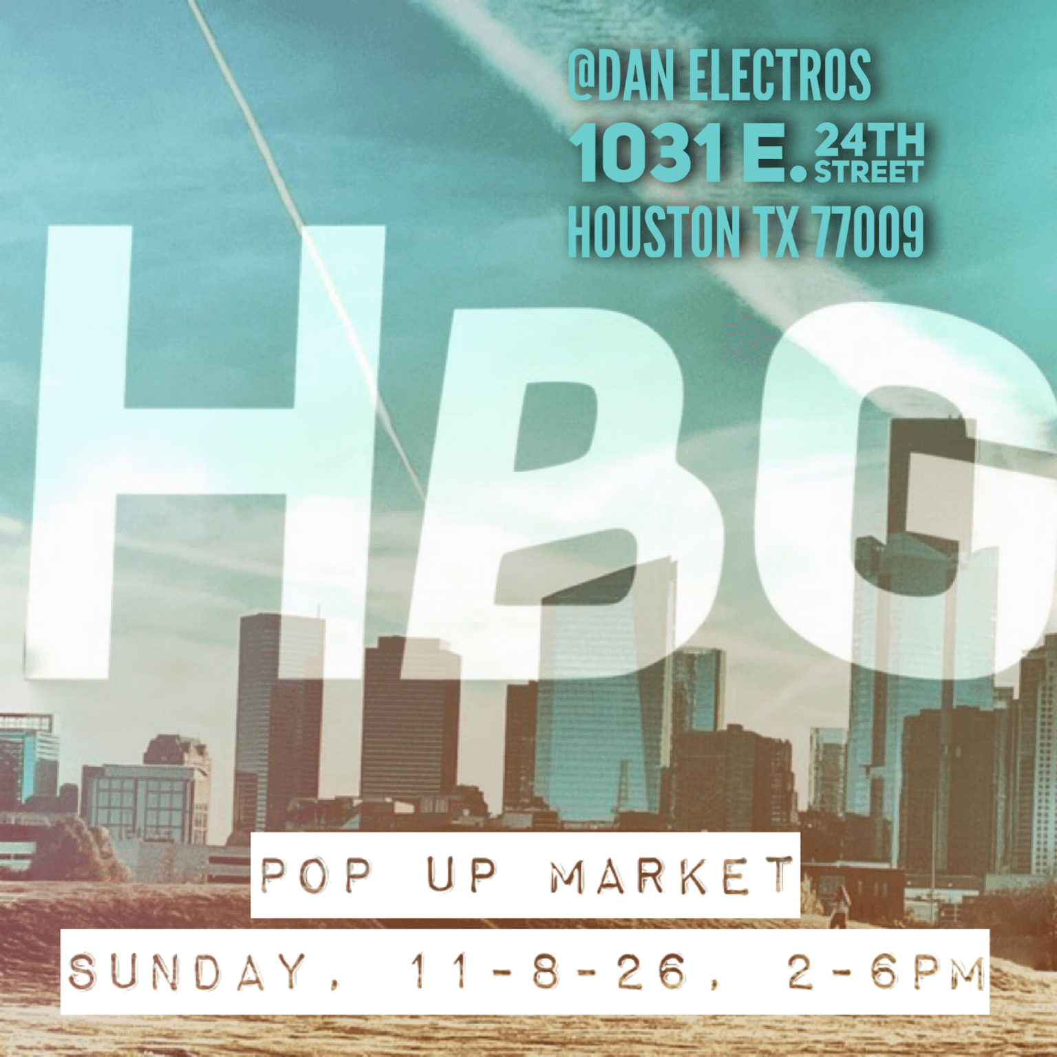 Houston Business Group Pop Up Market with Texas Cyclone Band
