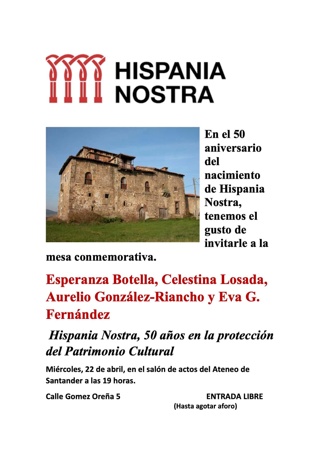 Hispania Nostra, 50 años en la protección del Patrimonio Cultural