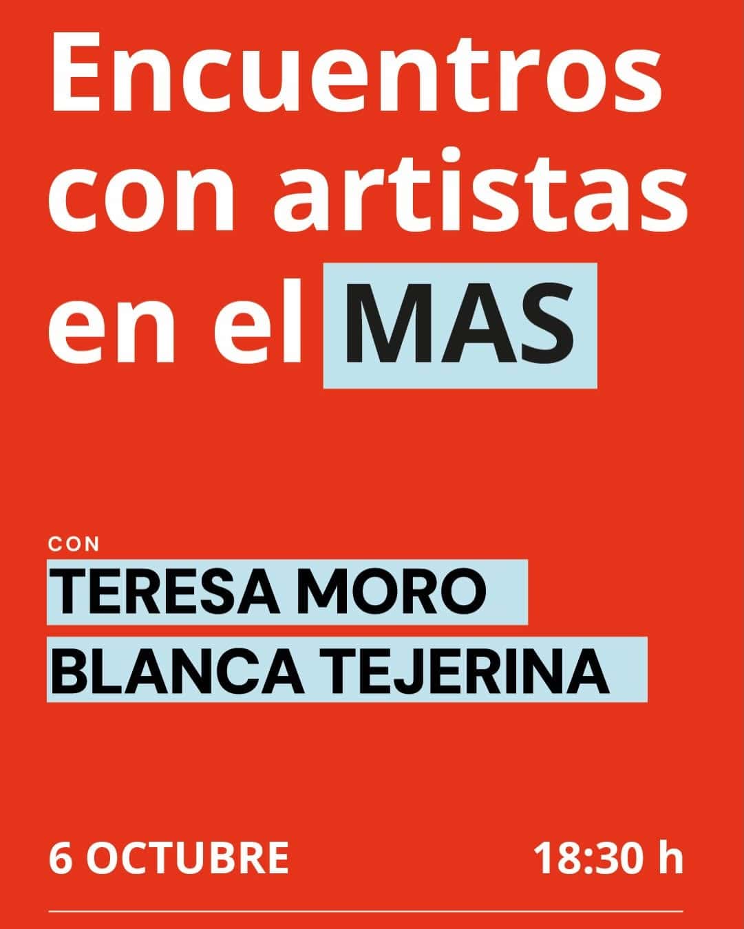 Encuentros con artistas: Teresa Moro y Blanca Tejerina