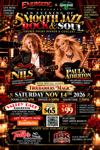 An Evening of Smooth Jazz, Rock & Soul - Starring Nils with Paula Atherton