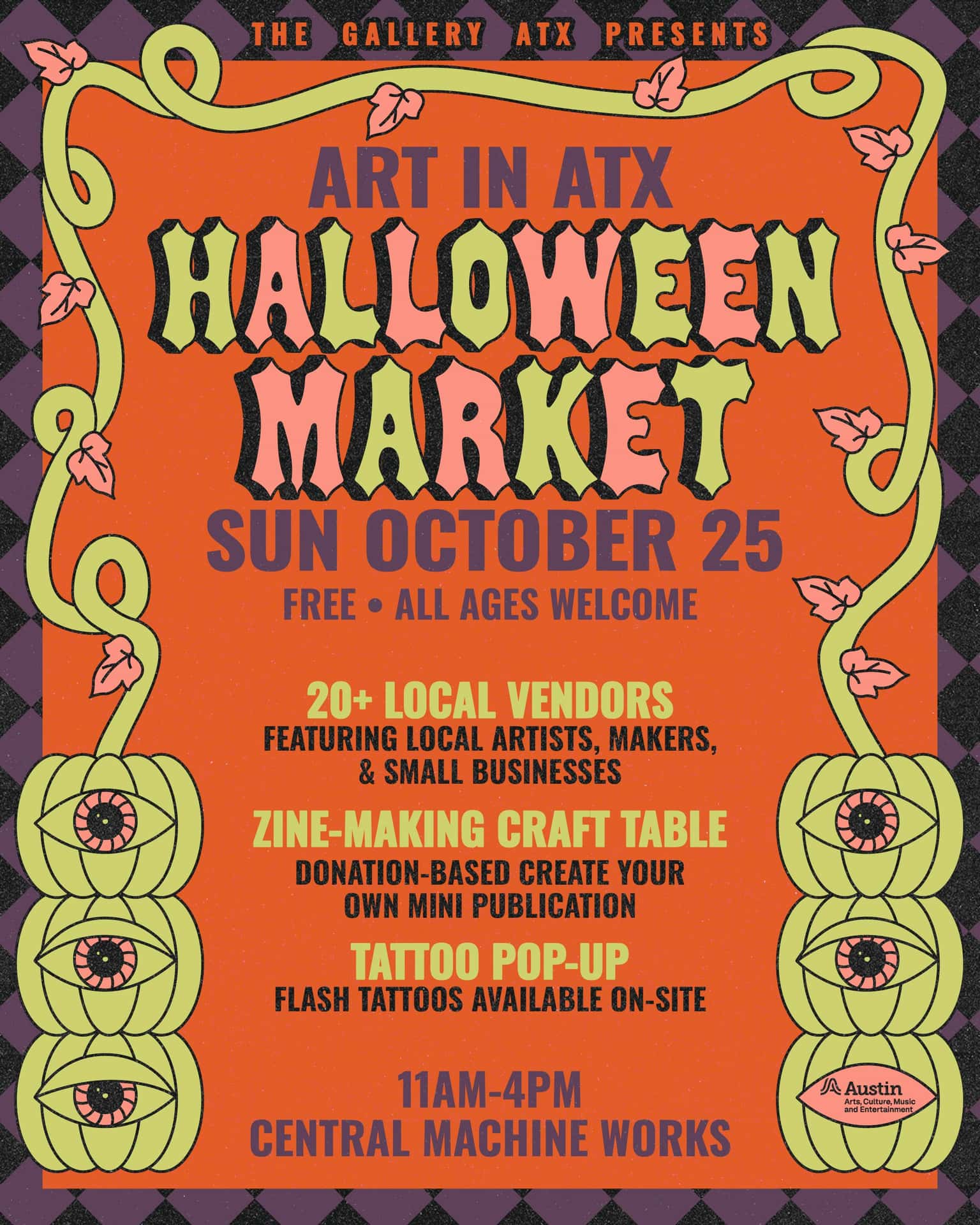 The Gallery ATX Presents: Art In ATX: Halloween Market