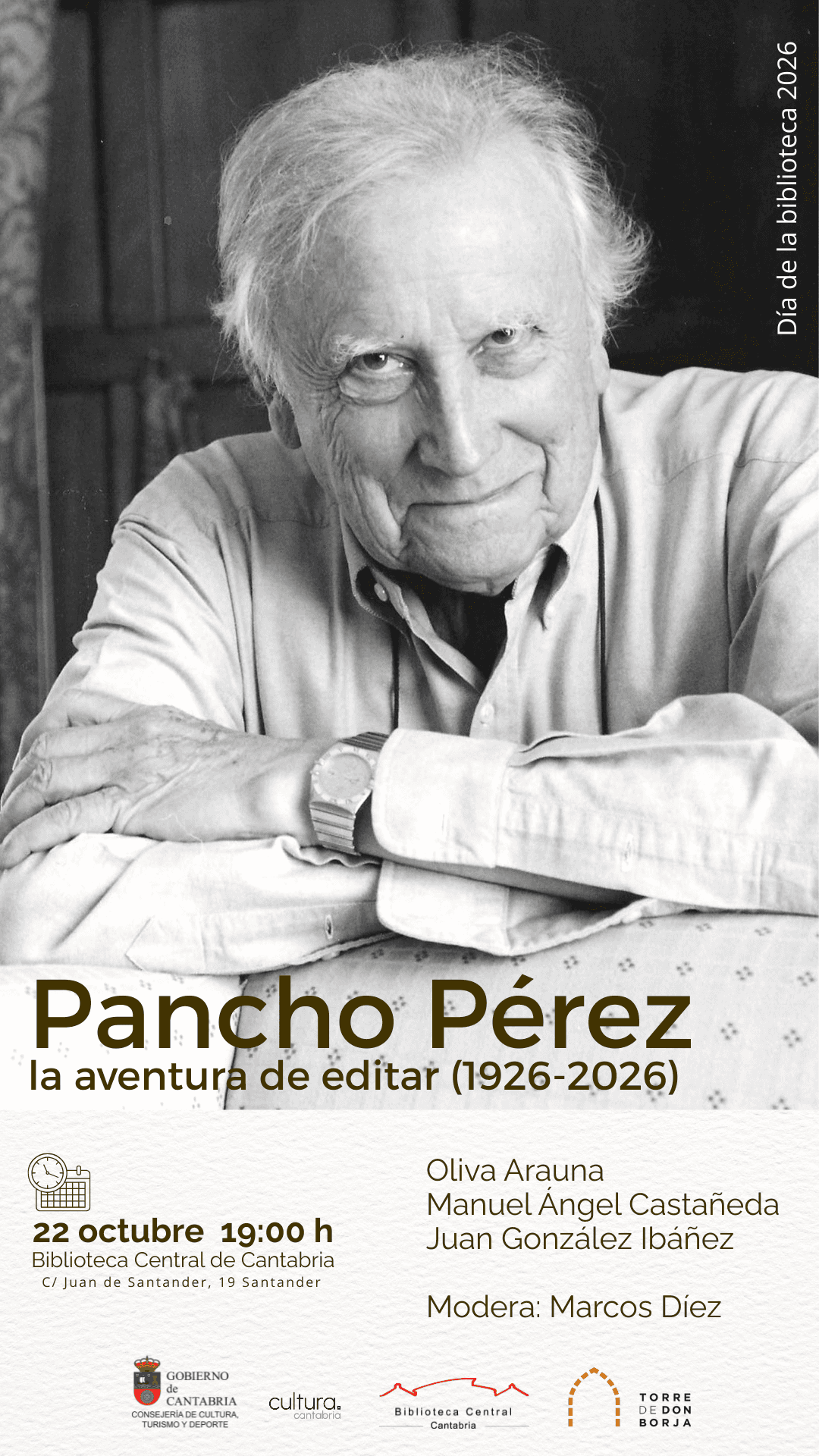 Pancho Pérez, la aventura de editar, una conversación en torno a su legado