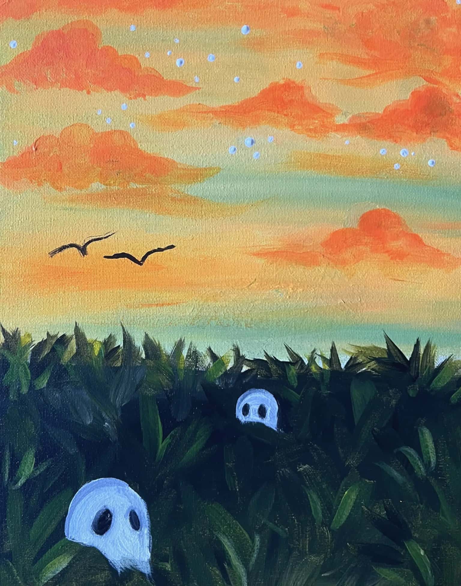Halloween Paint and Sip