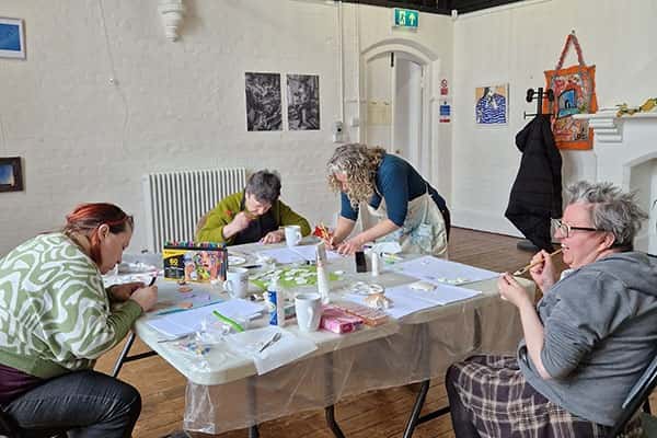 Second Chances Women's Art Workshops with Footprints Project