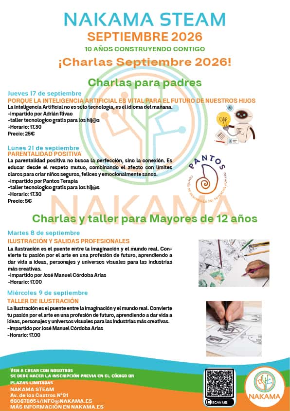 Charla y taller de ilustración para mayores de 12 años