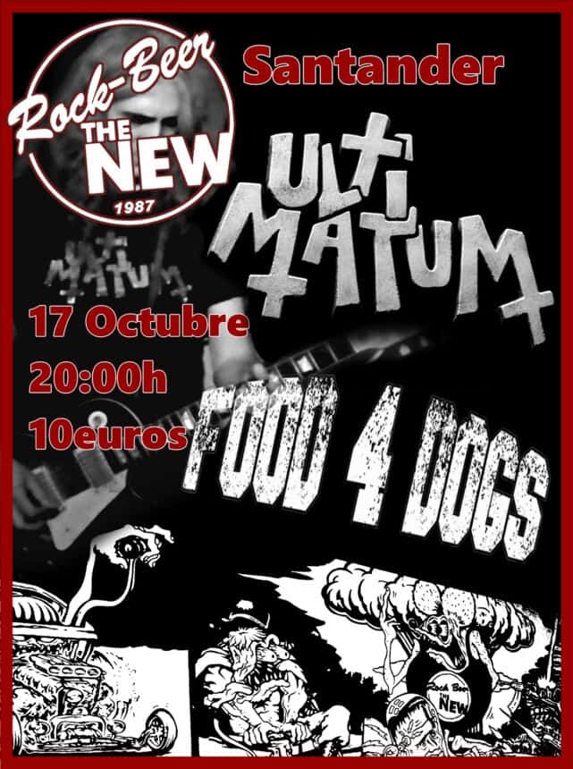 Conciertos de Ultimatum y Food 4 Dogs