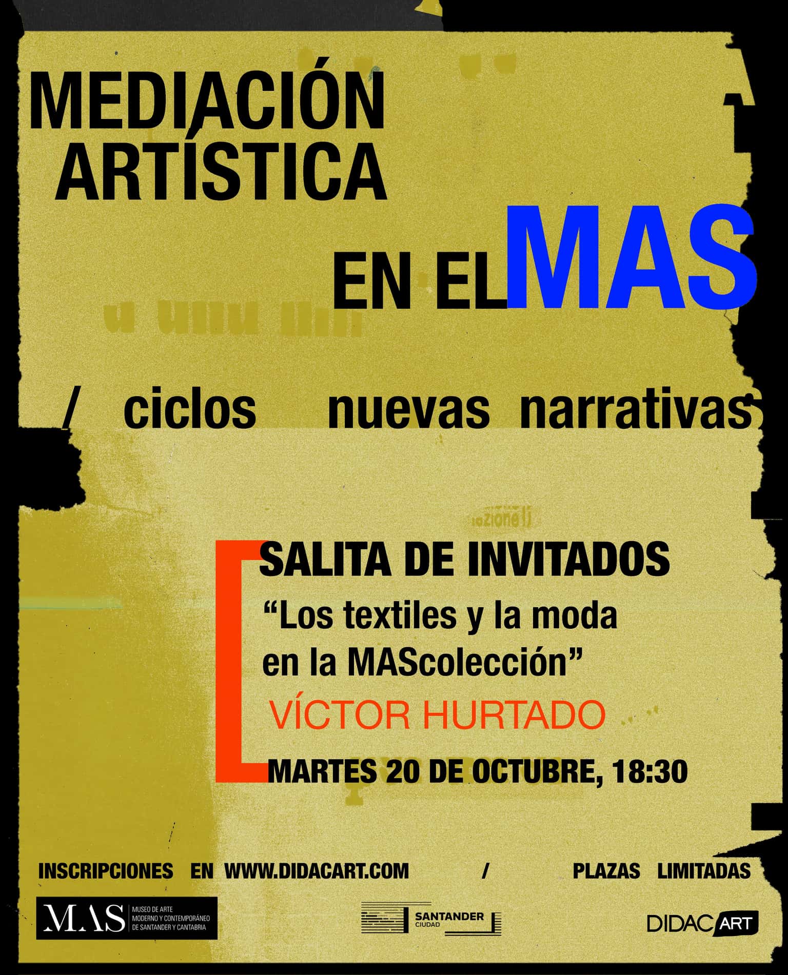 Salita de invitados: Los textiles y la moda en la MASColección, con Víctor Hurtado