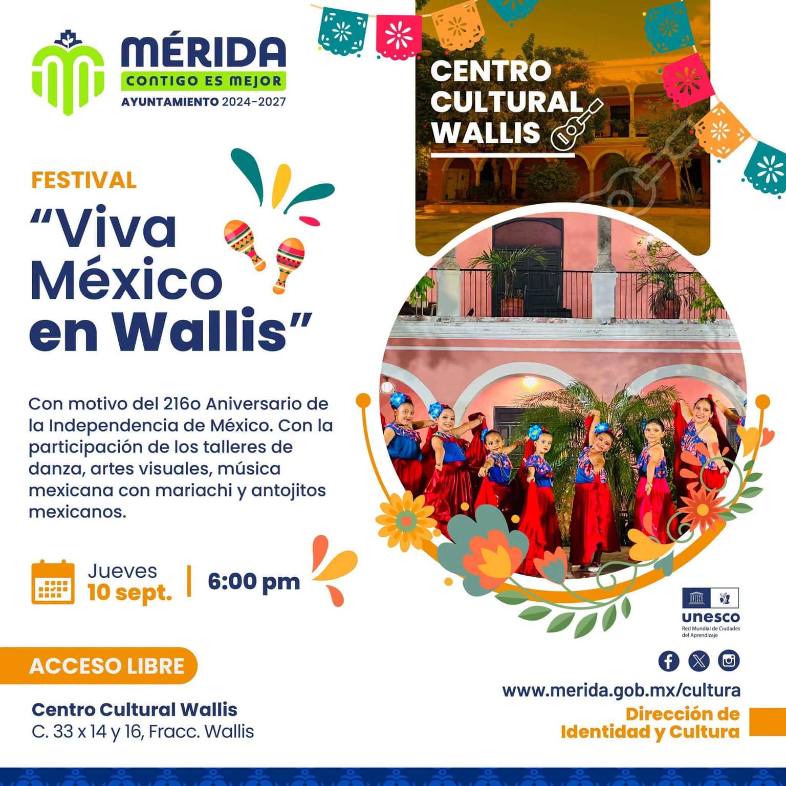 Mexico's Independence Day at Centro Cultural Wallis