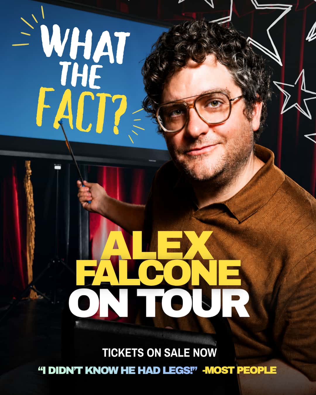 Alex Falcone: The 'What the Fact?' Tour