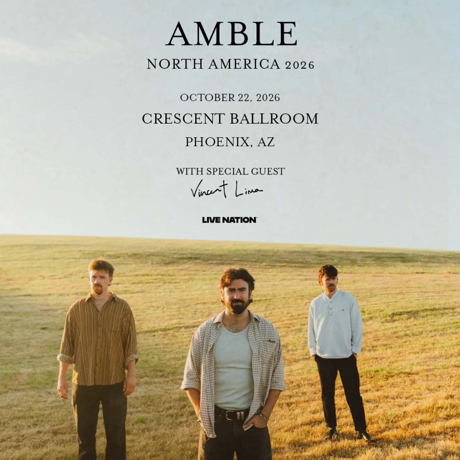 Amble, with special guest Vincent Lim