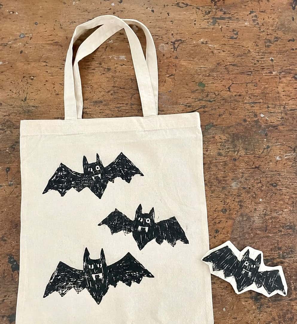 Art for All: Bats on Bags Printing Workshop