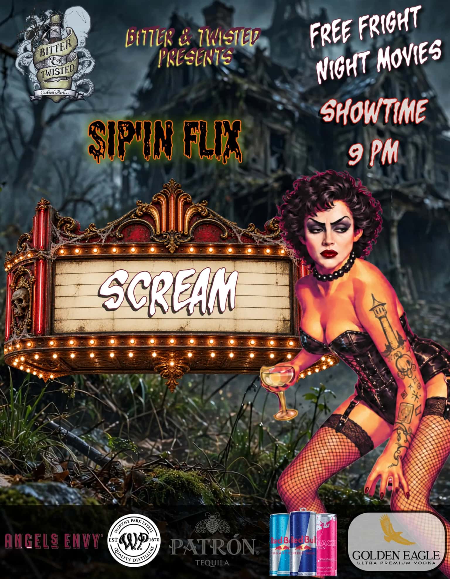 Sip n' Flix - Scream