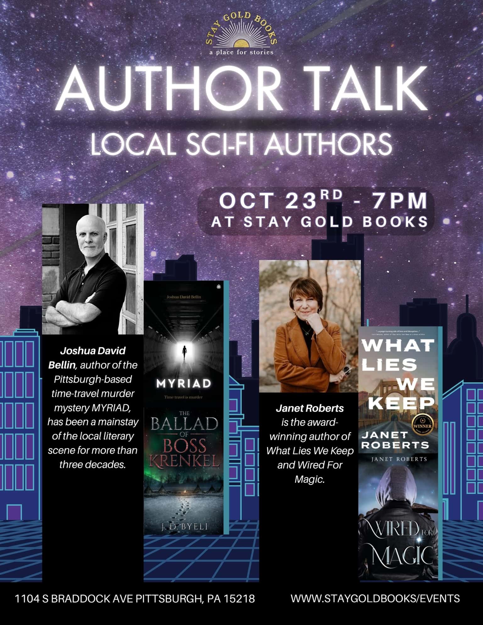 Author Talk with Local Fantasy and Sci-Fi Writers