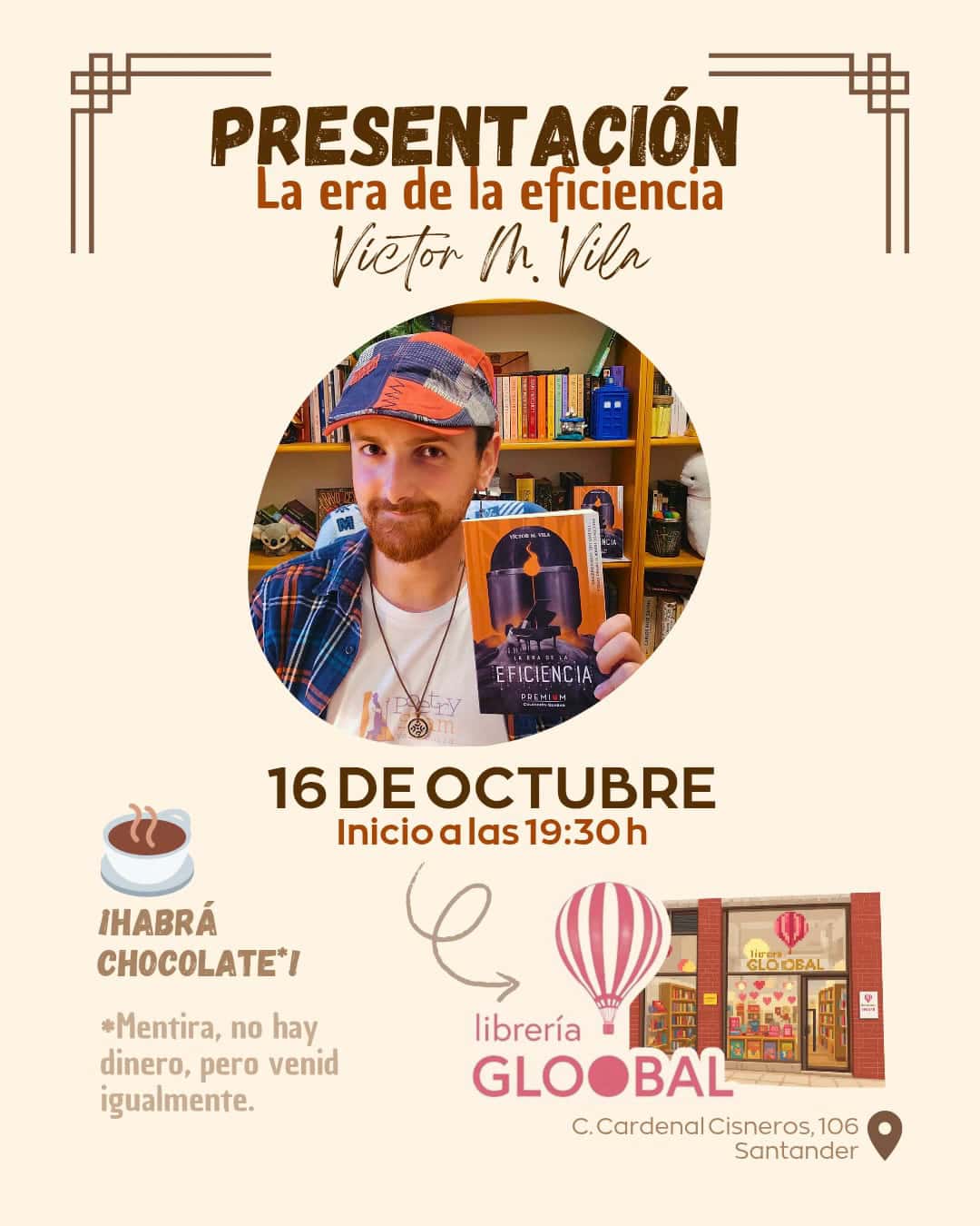 Víctor M. Vila presenta el libro La era de la eficiencia