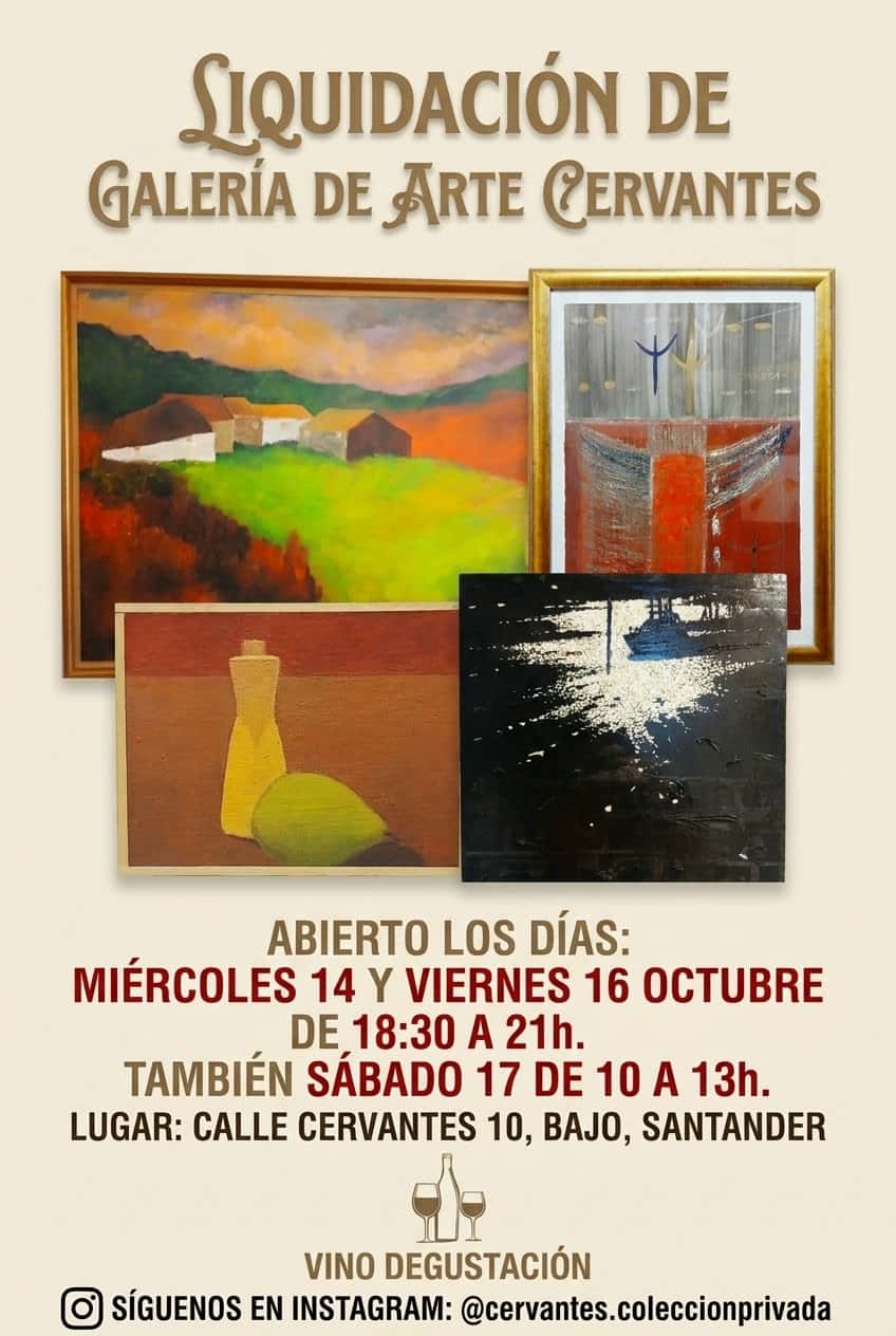 Liquidación del fondo de arte de la antigua Galería Cervantes