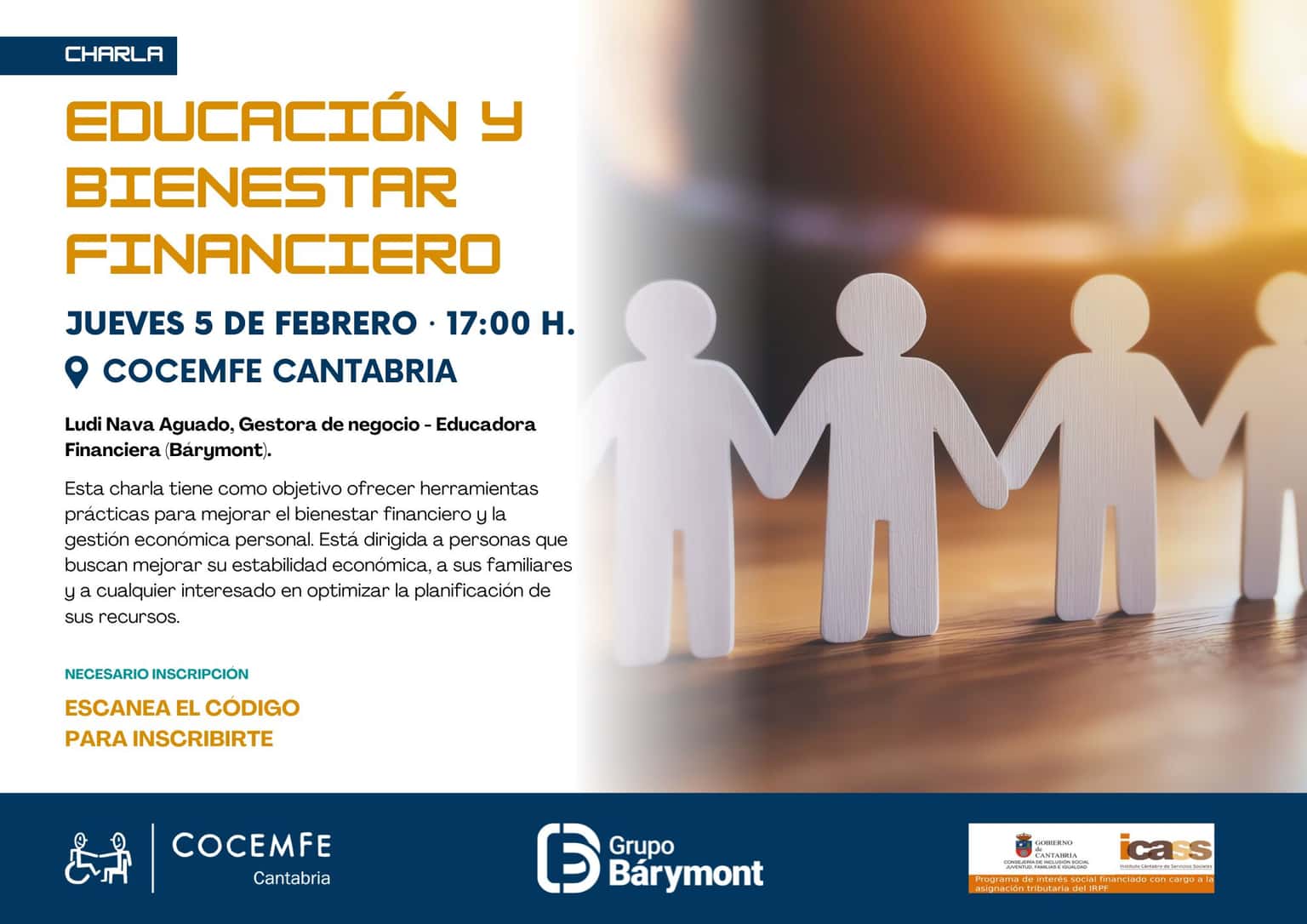 Educación y Bienestar Financiero: Charla práctica
