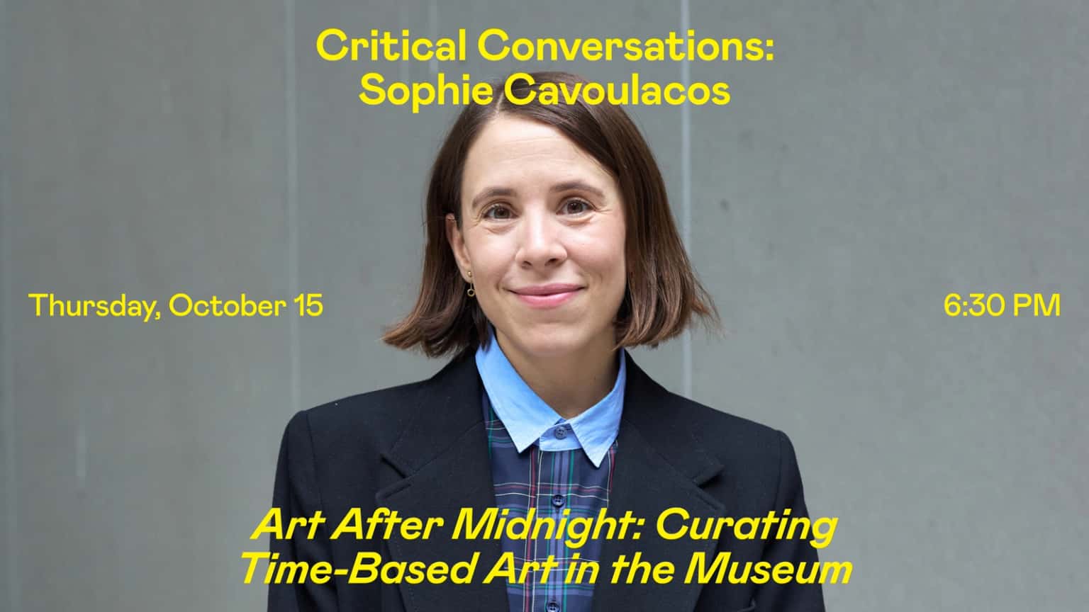 Art After Midnight: Curating Time-Based Art in the Museum